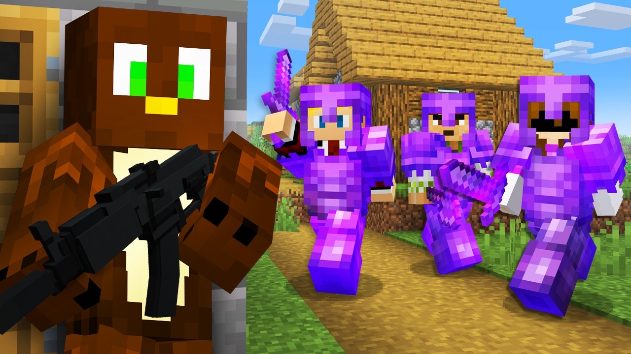 I Secretly Added Guns to our Minecraft World