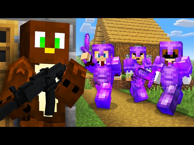 I Secretly Added Guns to our Minecraft World SDDEFAULT Thumbnail