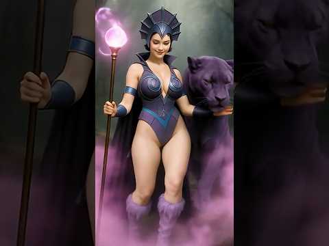 He-Man and the Reals of the Universe Part1💪🛡️⚡#heman #livingcartoon #nostalgia #80scartoons #evillyn