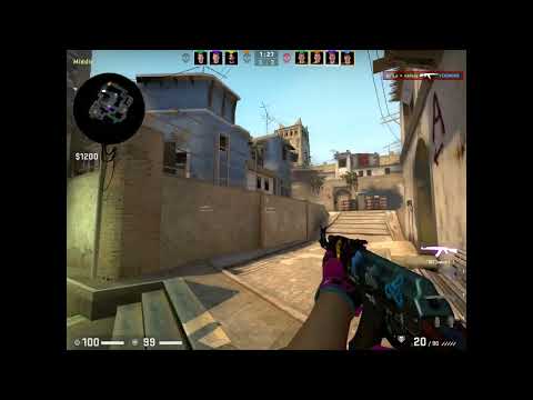 CSGO POV Cloud9 Ax1Le (22/17) vs Outsiders (mirage) @ PGL Major Antwerp 2022 Legends Stage