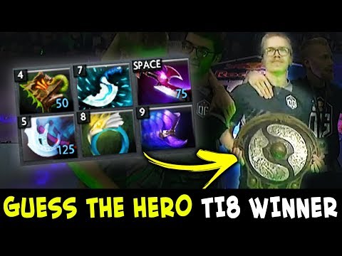 Guess the hero — TI8 champion Topson edition