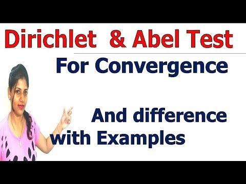 Uniform convergence :Dirichlet and abel test and difference with examples Video