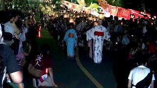 preview picture of video '山鹿灯籠祭り　2014　おまつり広場　少女灯籠踊り'