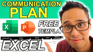 HOW TO CREATE A COMMUNICATION PLAN IN EXCEL & POWERPOINT | COMMUNICATION PLAN TEMPLATE