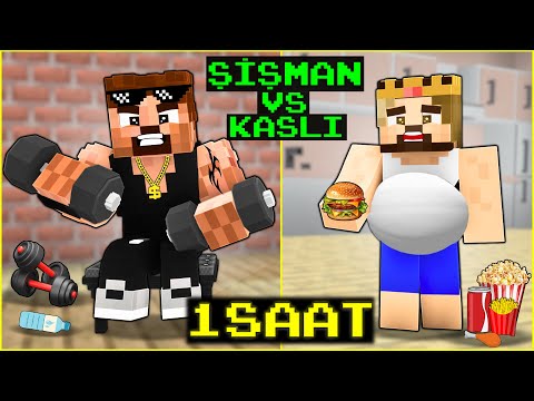 MINECRAFT MUSCLE POOR VS FAT POOR MOVIE! 😂 -Minecraft