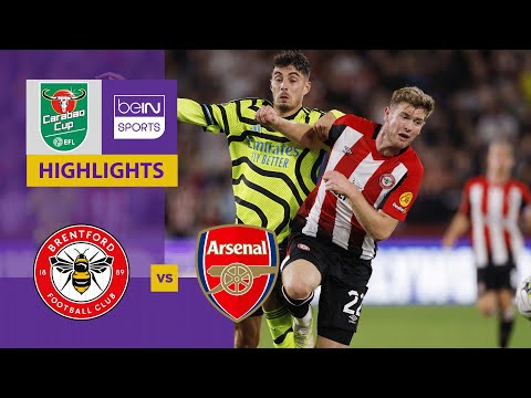 Brentford v Arsenal | Carabao Cup 23/24 | Match Highlights