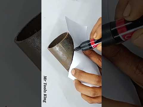 Round Pipe cutting trick #shorts #viral #trending