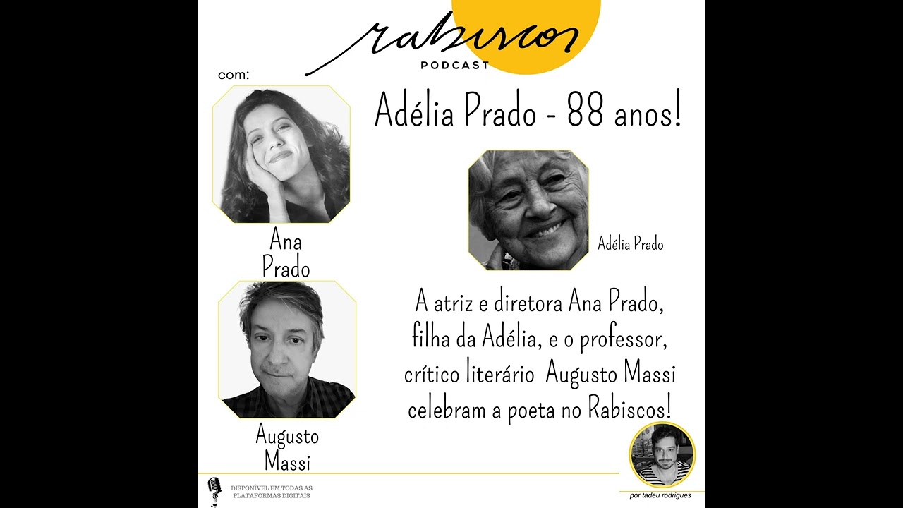 Adélia Prado 88 anos - A diretora e atriz Ana Prado, filha de Adélia, e o professor de...