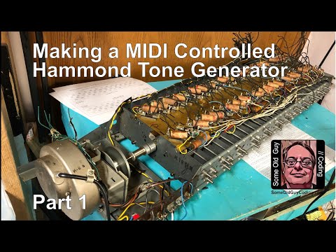 MIDI Controlled Hammond Tone Generator Project  - Part 1