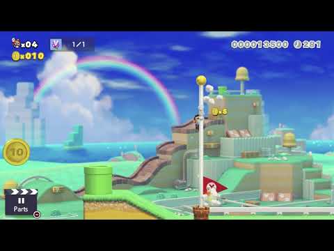 Super Mario Maker 2 – Purple Toad: Piranha Creeper Squash - Walkthrough