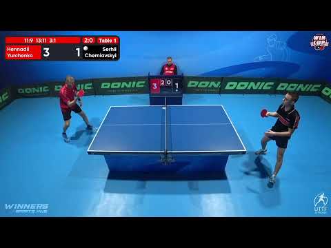 12:00 Hennadii Yurchenko 3-0 Serhii Cherniavskyi West 1 WIN CUP 17.11.2022 | TABLE TENNIS WINCUP