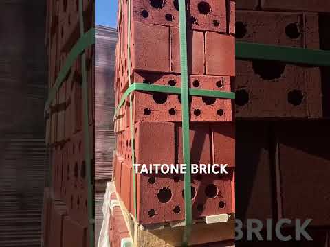 Red clay brick from TAITONE #taitonebrick #chinaclaybrick #redbricks