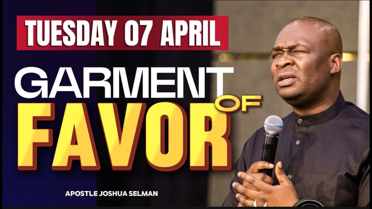 🔴 LIVE: GARMENT OF FAVOR 🔥 | Tonight’s Powerful Prayer & Breakthrough – Apostle Joshua Selman