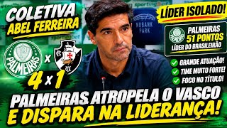🚨 COLETIVA COMPLETA! ABEL COMENTA A GOLEADA E A LIDERANÇA ISOLADA!