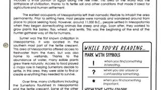 Ancient Mesopotamia & The Fertile Crescent