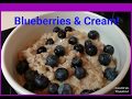 Blueberries Cream Oatmeal