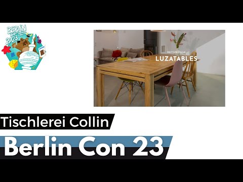 Luzatables Brettspieltische von Tischlerei Collin – mit Peat - Berlin Con Studio