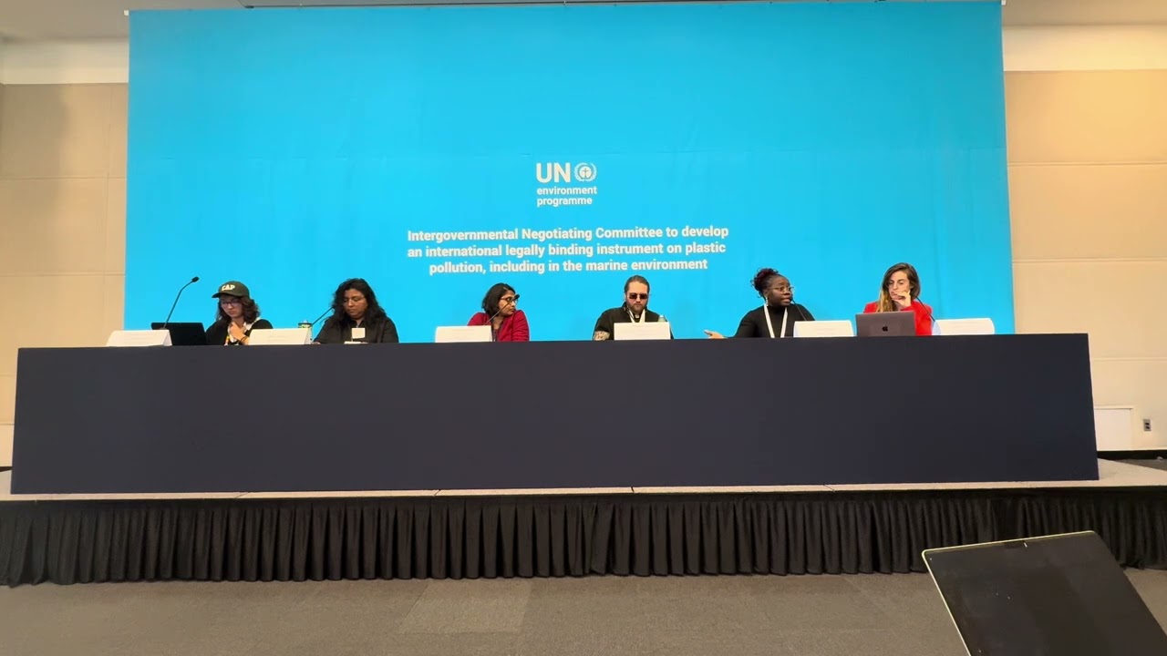 Fossil Fuel Lobbyists Flood Global Plastics Treaty Negotiations (INC-5 Press Conference)