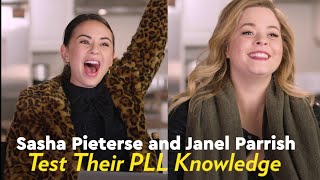 Sasha Pieterse and Janel Parrish Test Their Memories With a PLL Trivia Quiz