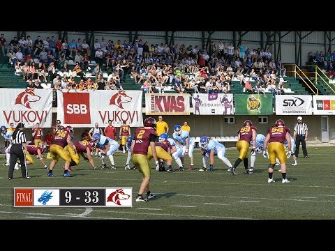 Sbb Vukovi - Blue Dragons 33-9/Liga Srbije 2017