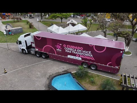 Paraná zera fila de mamografias em Cerro Azul com carreta da saúde