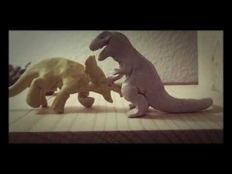 Claymation Godzilla,king kong,and dinosaurs