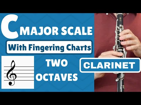 Clarinet C Major Scale | Two Octaves SLOW