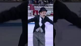 #charliechaplin . Amazing performance on the ice.