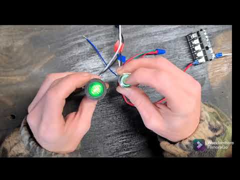 How to wire a 5 pin halo LED switch.