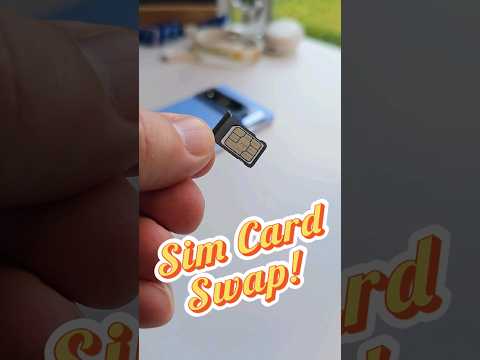 How to Swap SIM cards between phones #smartphone #apple #android