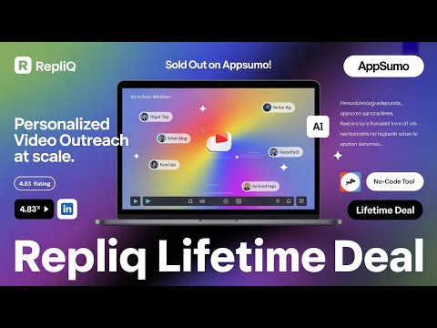 🚀 RepliQ Lifetime Deal | Personalize Video Outreach with AI
