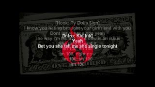 Travis Barker Ft. Kid Ink, Iamsu!, Tyga & Ty Dolla Sign - 100 (Lyrics)