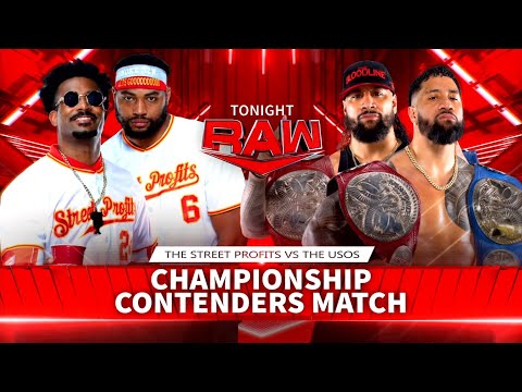 The Usos vs The Street Profits (Championship Contenders - Full Match)