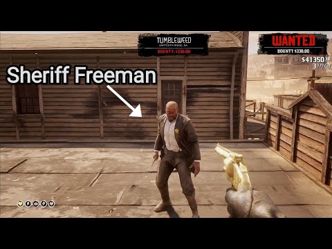 The Most Painful Death I've Witnessed In RDR2 (Sheriff Freeman) - Red Dead Redemption 2