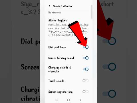 Mobile Me Dial Pad Tone Kaise Band Kare | How To Turn Off Dial Pad Tone In Mobile | #sorts