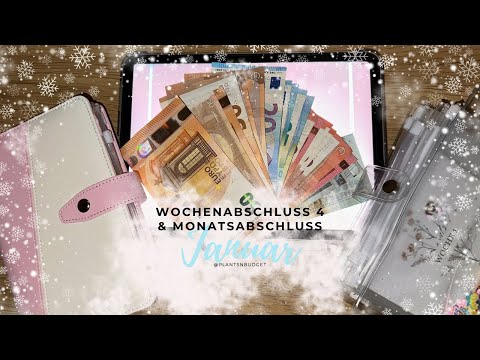Wochenabschluss Nummer 3 im Januar! Budgeting mit goodnotes und der Umschlagmethode