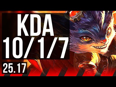 RUMBLE vs RENEKTON (TOP) | 10/1/7, Godlike | KR Master | 25.17