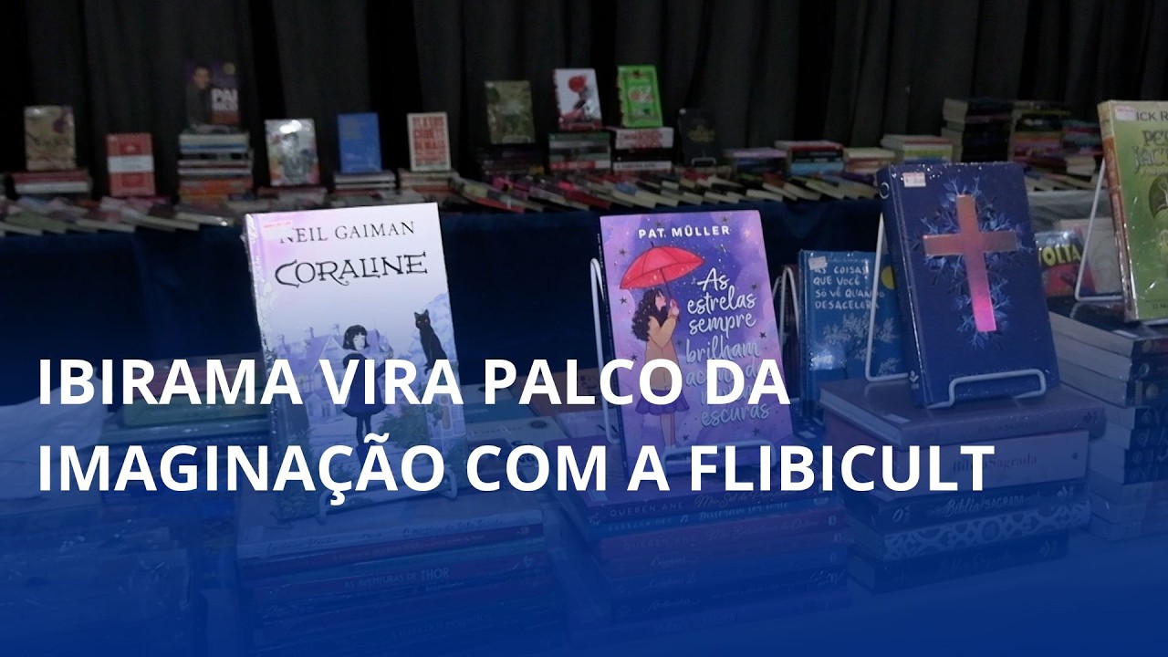 Ibirama vira palco da imaginação com a FLIBICULT