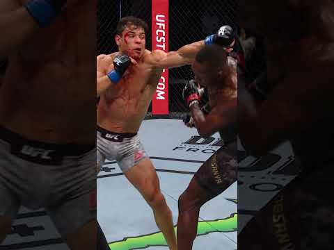 Adesanya hit this wild celebration after stopping Paulo Costa! 🤯#UFCSeattle #UFC #UFCIndia