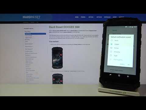 Default Notification Sounds in DOOGEE S60 – Notification Tones Presentation