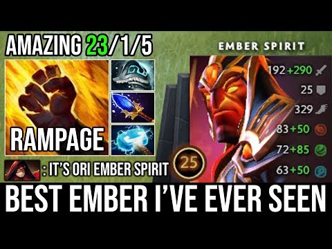 NEW EMBER GOD!!! Beautiful Dodge Non-Stop Hunting with Scepter Rampage Deleted 8K MMR Ursa DotA 2