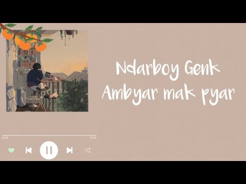 Ndarboy Genk - Ambyar Mak Pyar Lirik dan Terjemahan