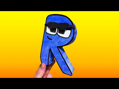 Paper Craft | FILIPINO Alphabet Lore R | GrapyGanimations`s Alphabet Lore