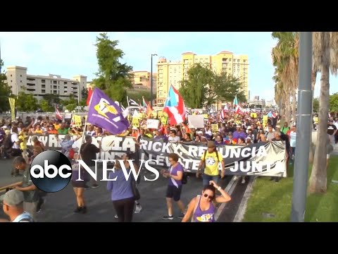 More protests as Puerto Ricans demand Gov. Rosello's resignation