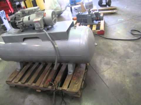 Busch Vacuum Pump System 1.5HP 230/460V 3PH 80 Gallon Tank RCO 025