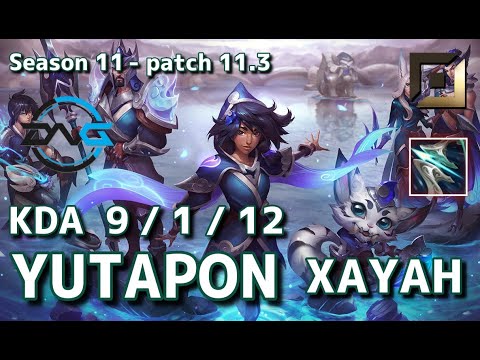【韓国サーバー/D1/Duo Kazu】DFM Yutapon ザヤ(Xayah) VS キンドレッド(Kindred) BOT - Patch11.3 KR Ranked【LoL】