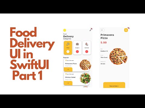 Food Delivery in SwiftUI   1 of 3 #SwiftUI