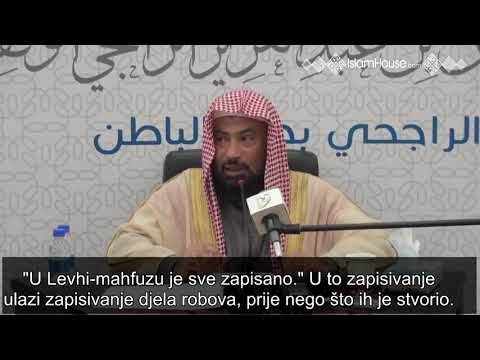 Temelji vjerovanja u odredbu-kader│šejh Jusuf el-Gafis