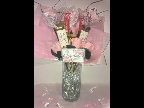 #DollarTree Mothers Day Candy Bar Bouquet 4