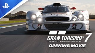 Gran Turismo 7 - Vidéo d'ouverture du jeu - 4K | PS4, PS5